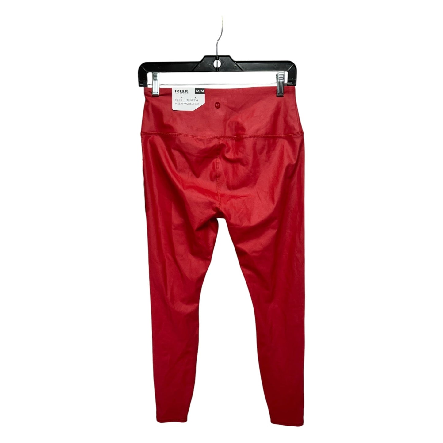 Athletic Leggings By Rbx In Red, Size: M