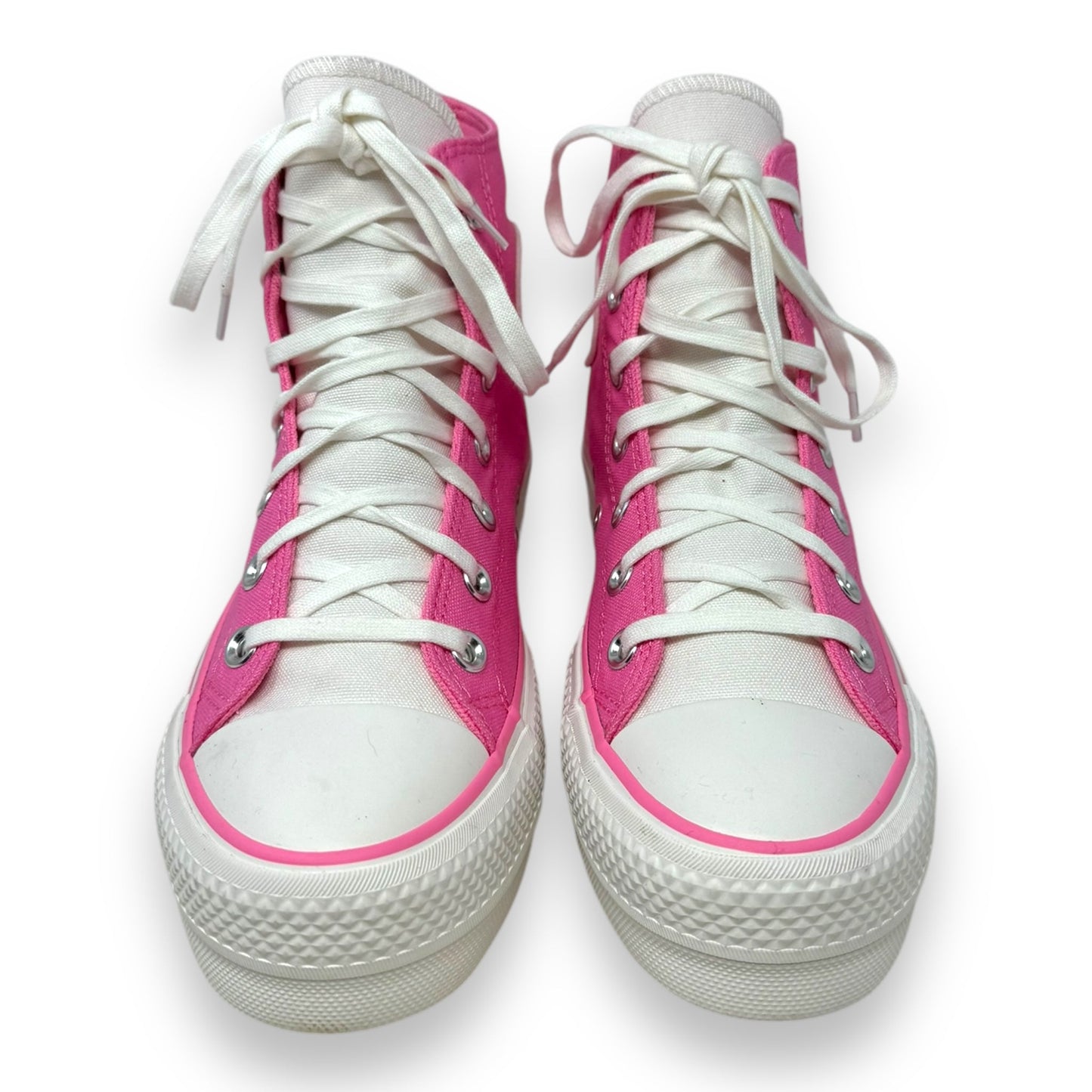 All Star Lift Platform Retro Varsity
 Sneakers By Converse In Pink, Size: 7