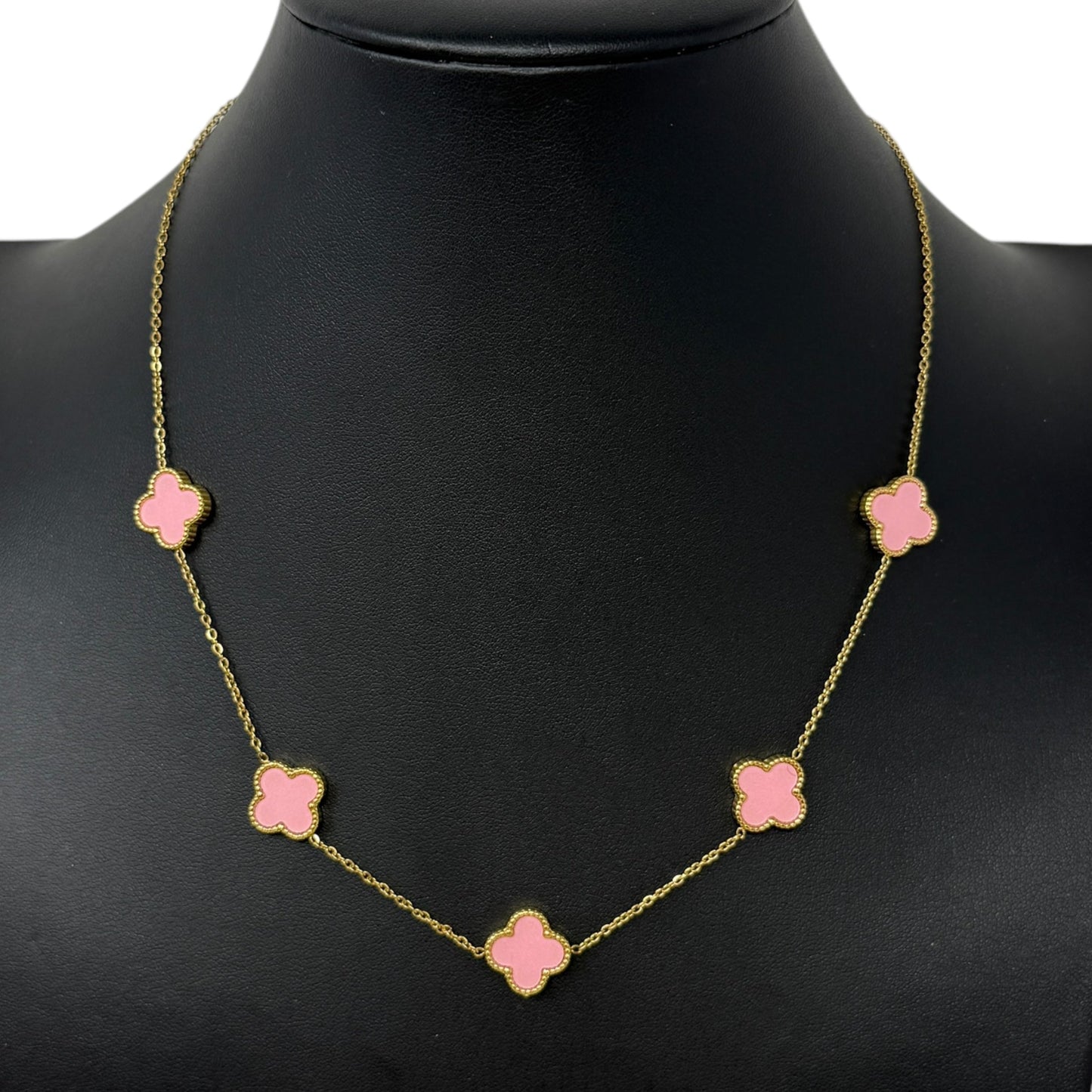 18K Gold Plated Clover Necklace By Jy