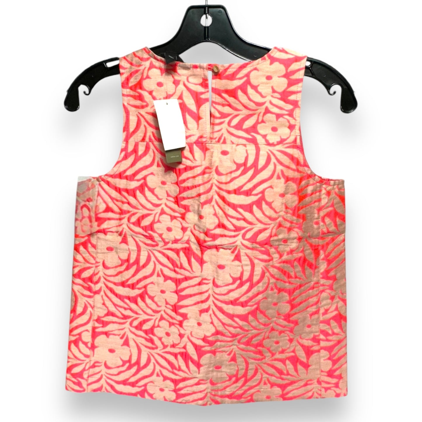 Top Sleeveless By J. Crew In Coral, Size: 2p