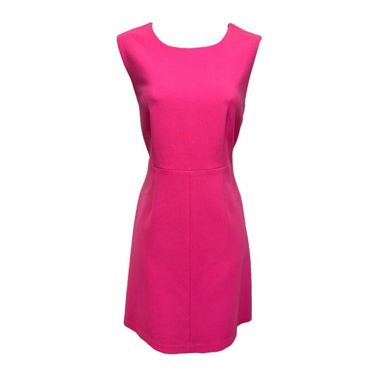 Carrie Crewneck Sheath Dress Designer By Diane Von Furstenberg In Pink, Size: 6