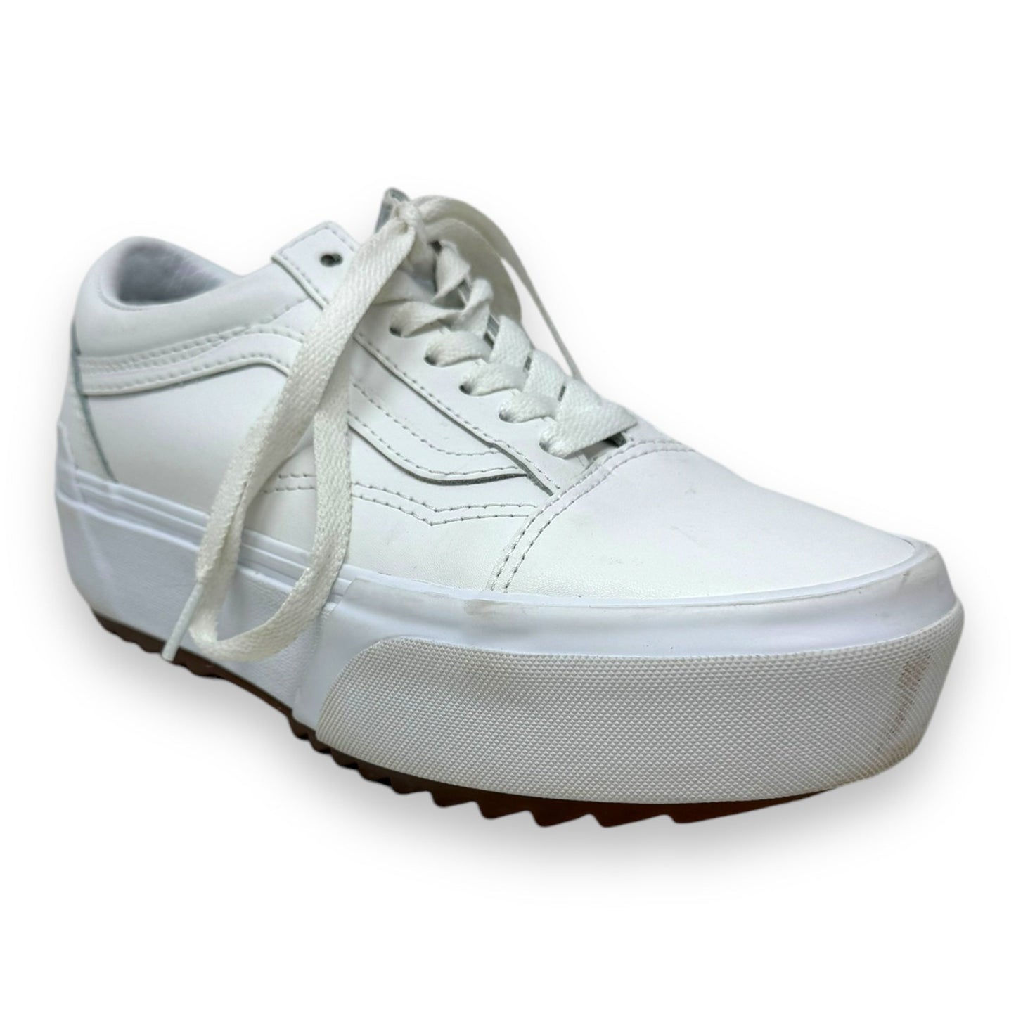 Old Skool Stacked Platform Sneakers By Vans In White, Size: 6