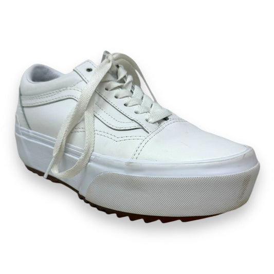 Old Skool Stacked Platform Sneakers By Vans In White, Size: 6