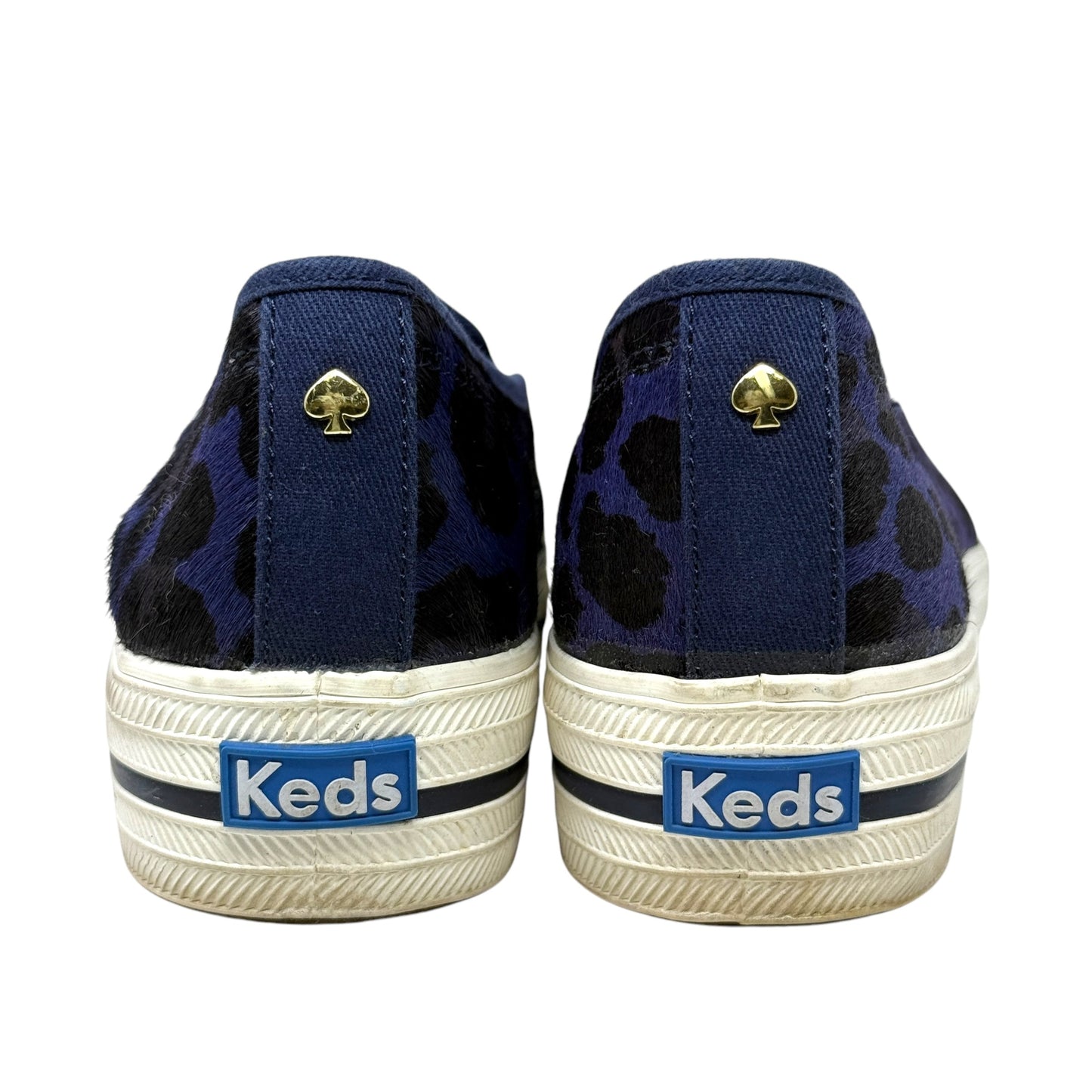 Triple Decker Leopard Sneakers By Kate Spade X Keds In Haircalf Covered Canvas, Size: 8