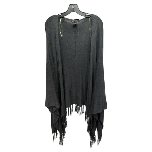 Tassel Shawl By Karen Kane In Grey, Size: Xs