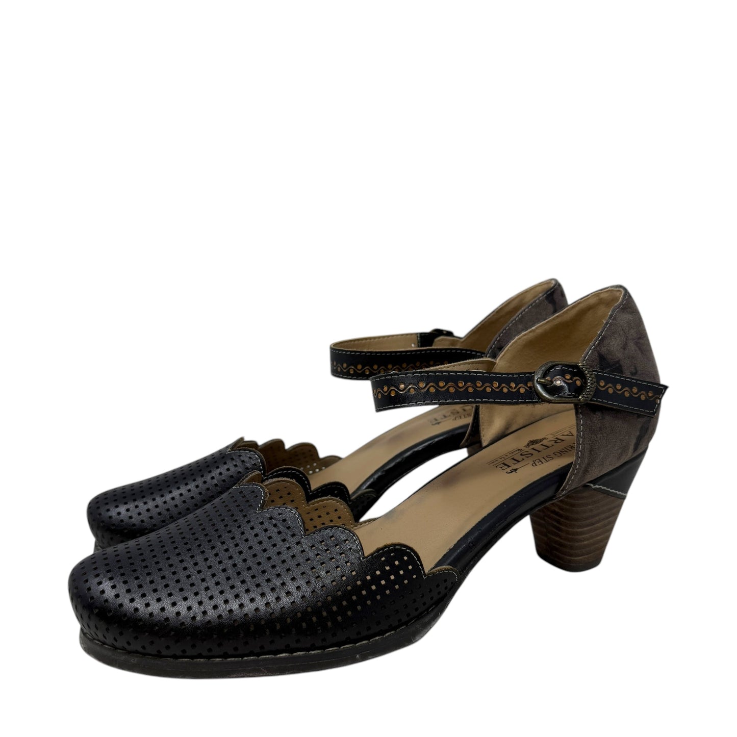 Parchelle Mary Jane Shoes By Spring Step In Black & Brown, Size: 11