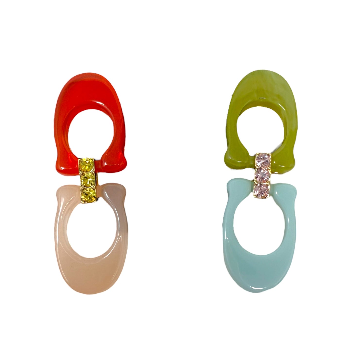 Signature Link Multicolor Earrings Designer By Coach