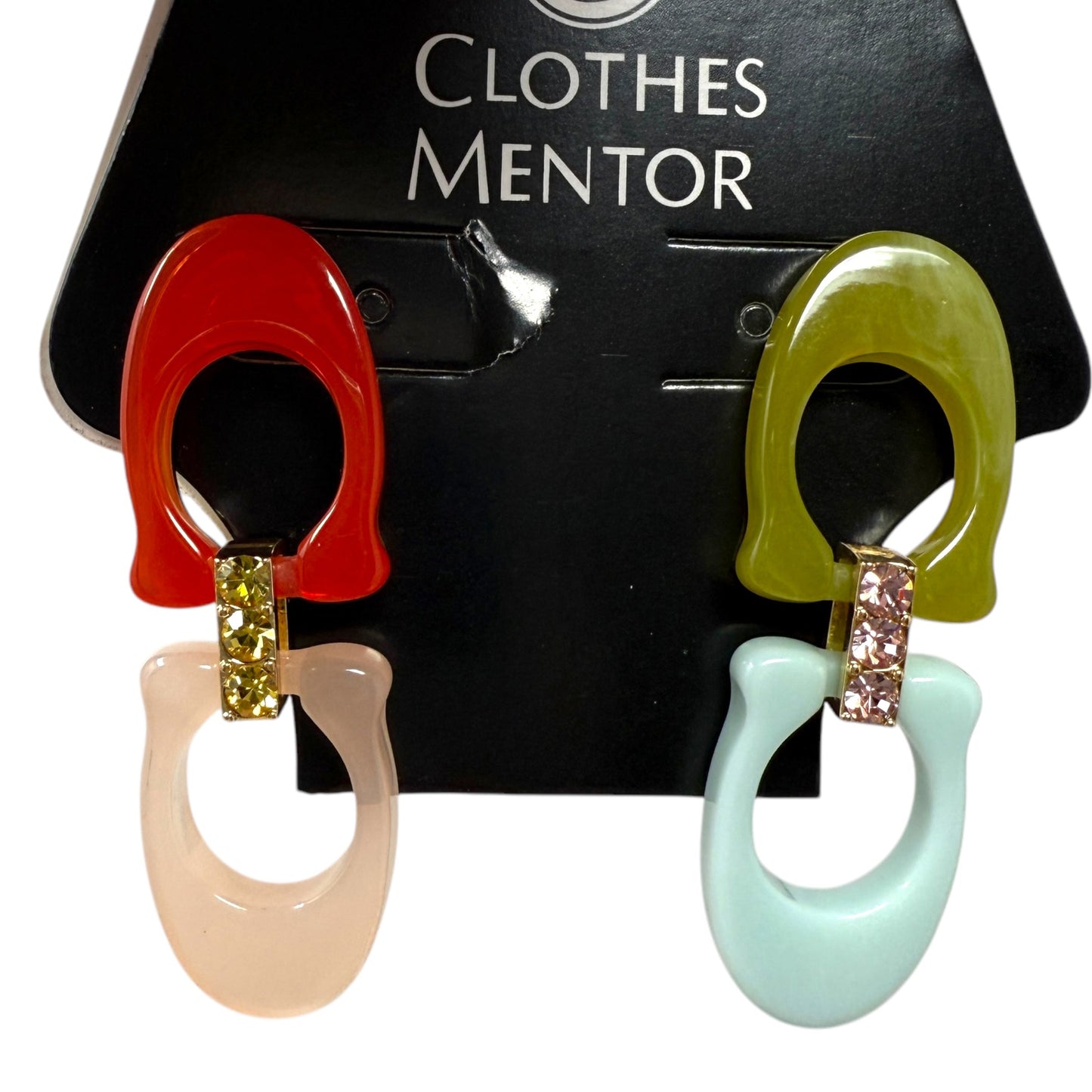 Signature Link Multicolor Earrings Designer By Coach