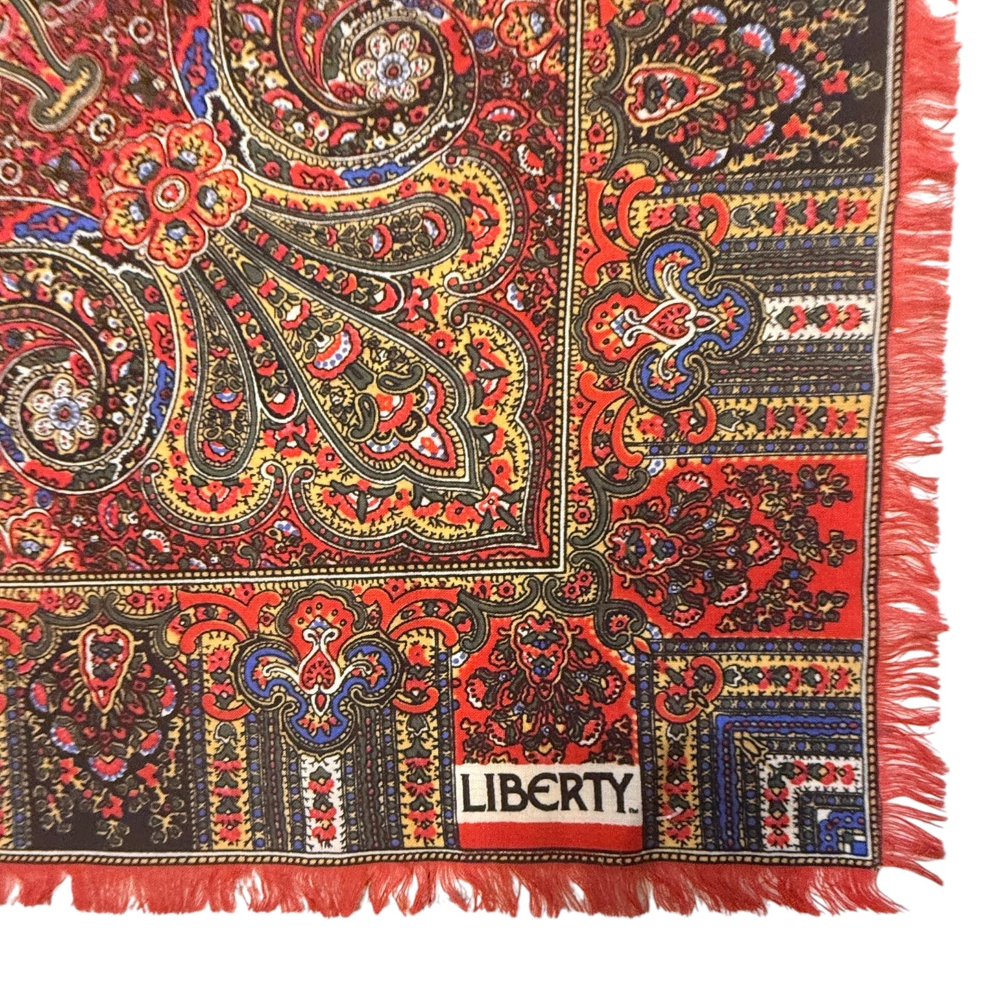 Scarf Square By Liberty Of London In Paisley Print