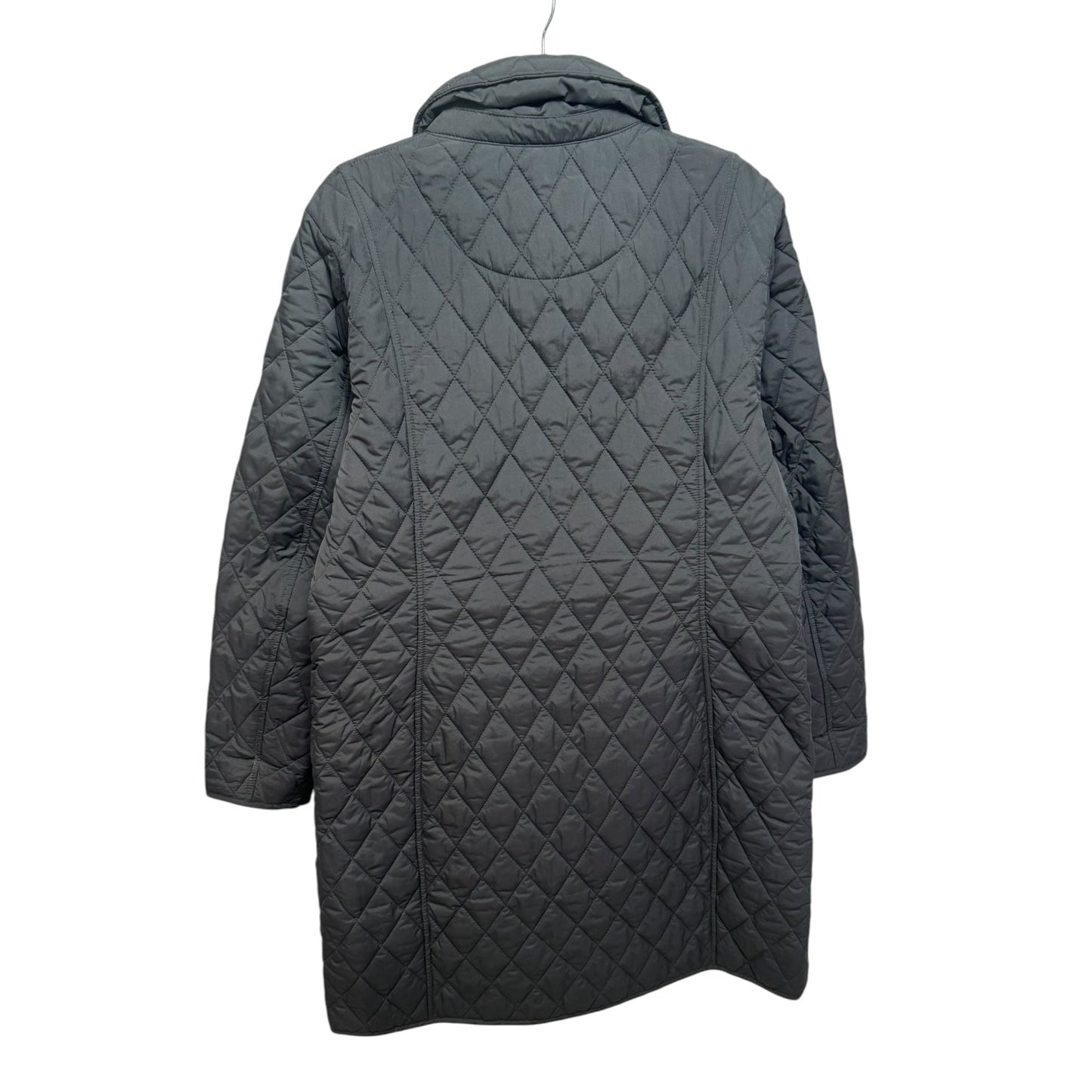 Jacket Puffer & Quilted By Lands End In Black, Size: L