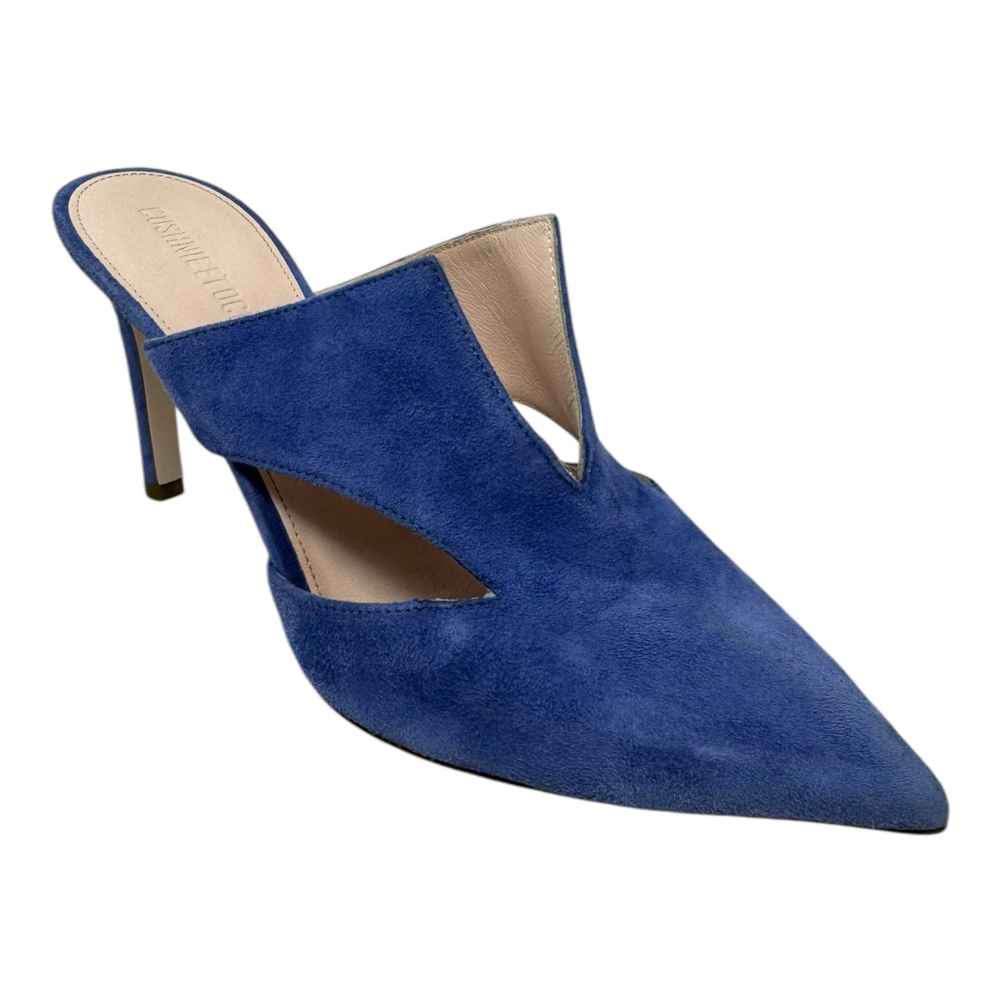 Marcel Mules With Triangle Cutouts By Cushnie et Ochs In Blue, Size: 7