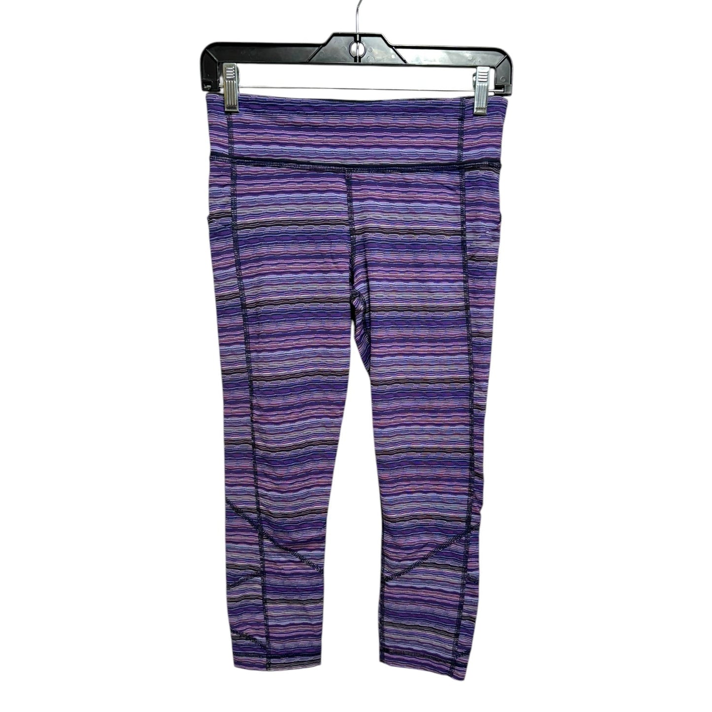 Athletic Leggings Capris By Lululemon In Purple, Size: 6