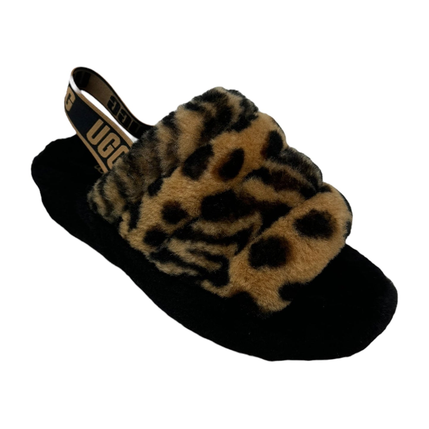 Fluff Yeah Animalia Sandal Shoes Designer By Ugg In Animal Print, Size: 9