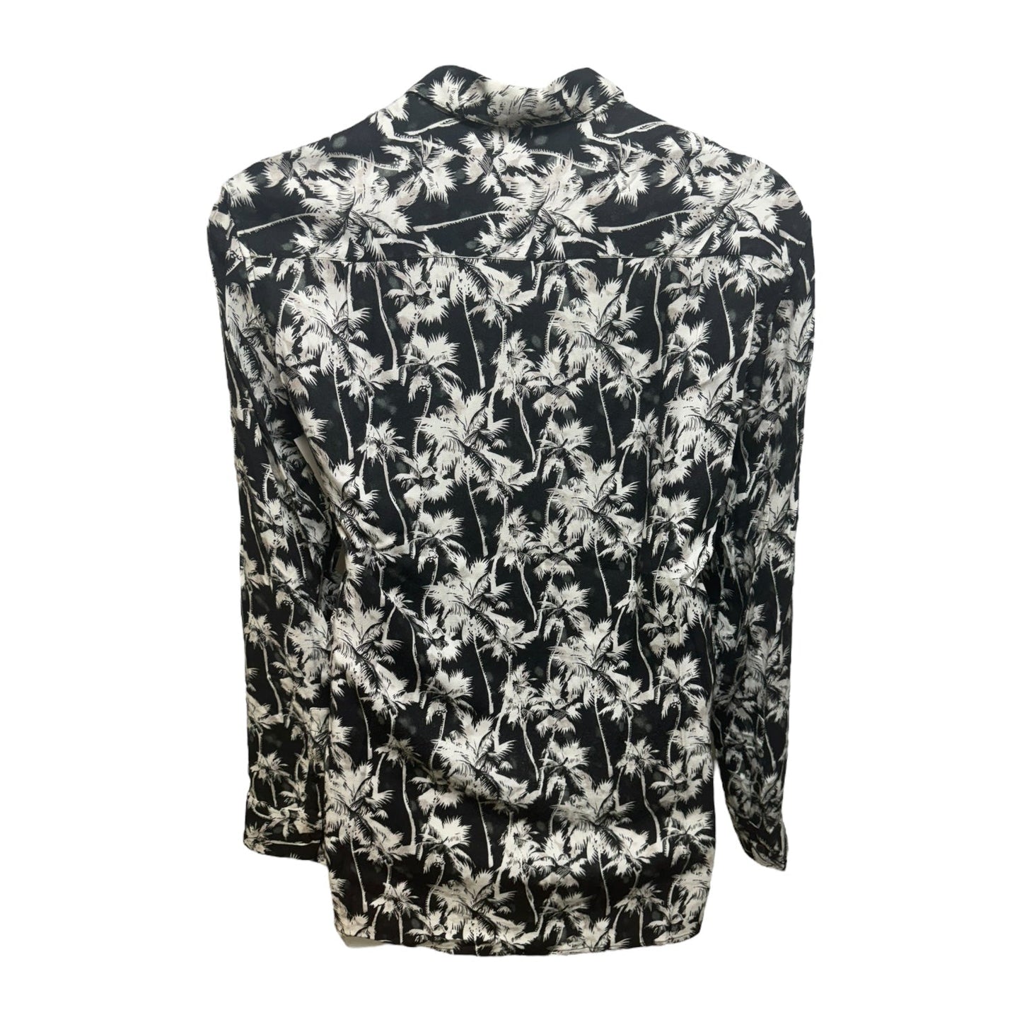 Blouse Long Sleeve By The Kooples In Tropical Print, Size: M