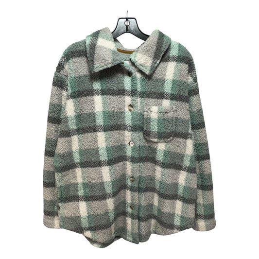 Fleece Top Long Sleeve By Koolaburra by Ugg In Plaid Pattern, Size: Xl