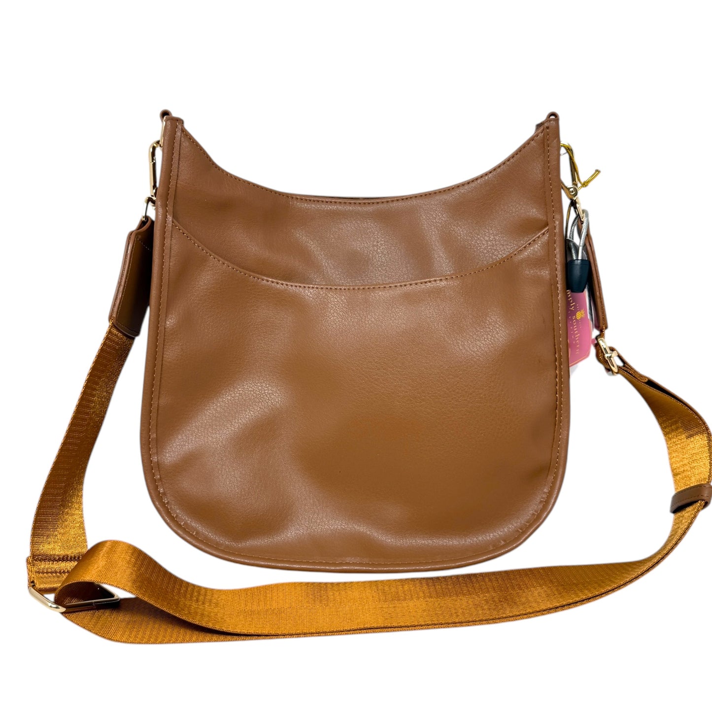 2 Strap Crossbody Bag By Simply Southern In Cocoa, Size: Medium