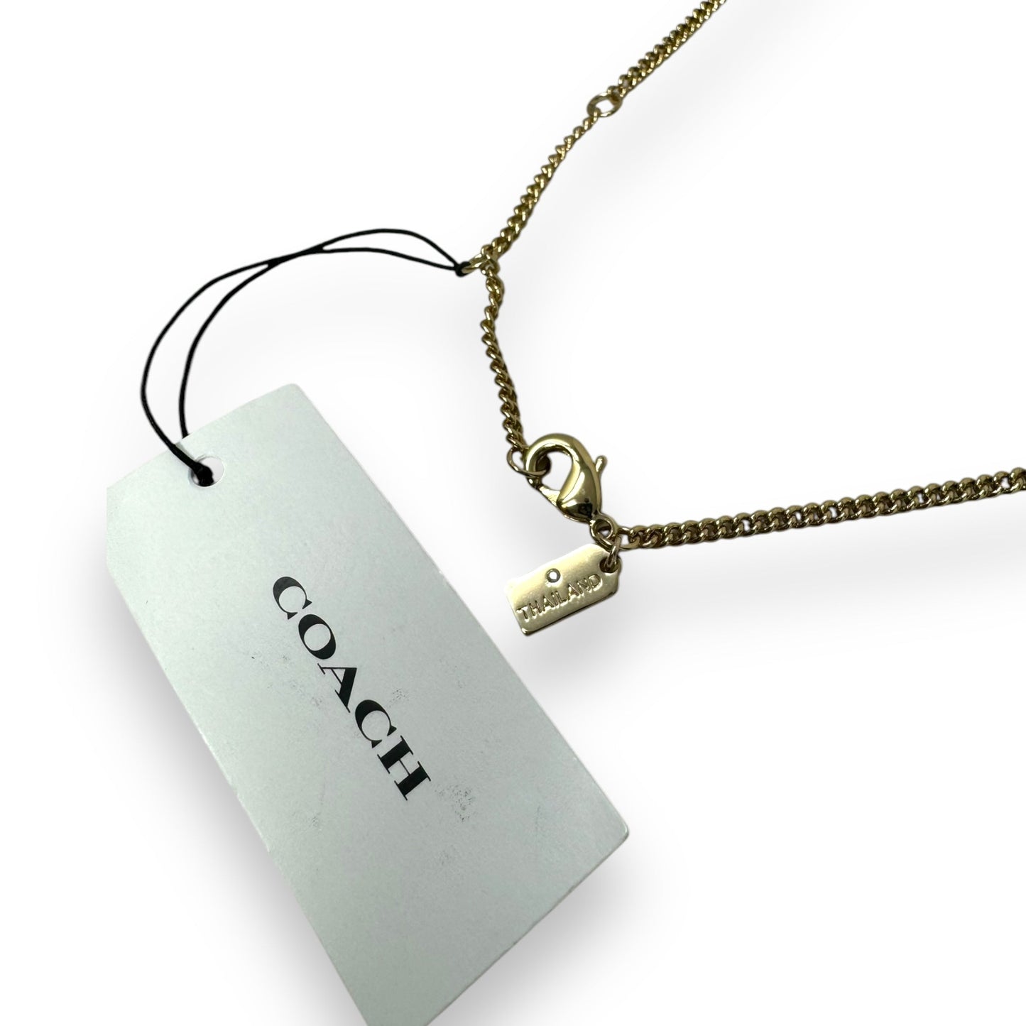 Stone Station Necklace Designer By Coach