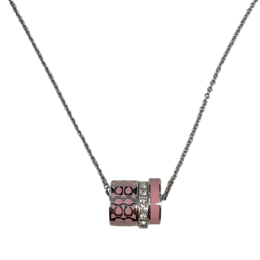 Signature Enamel Necklace Designer By Coach