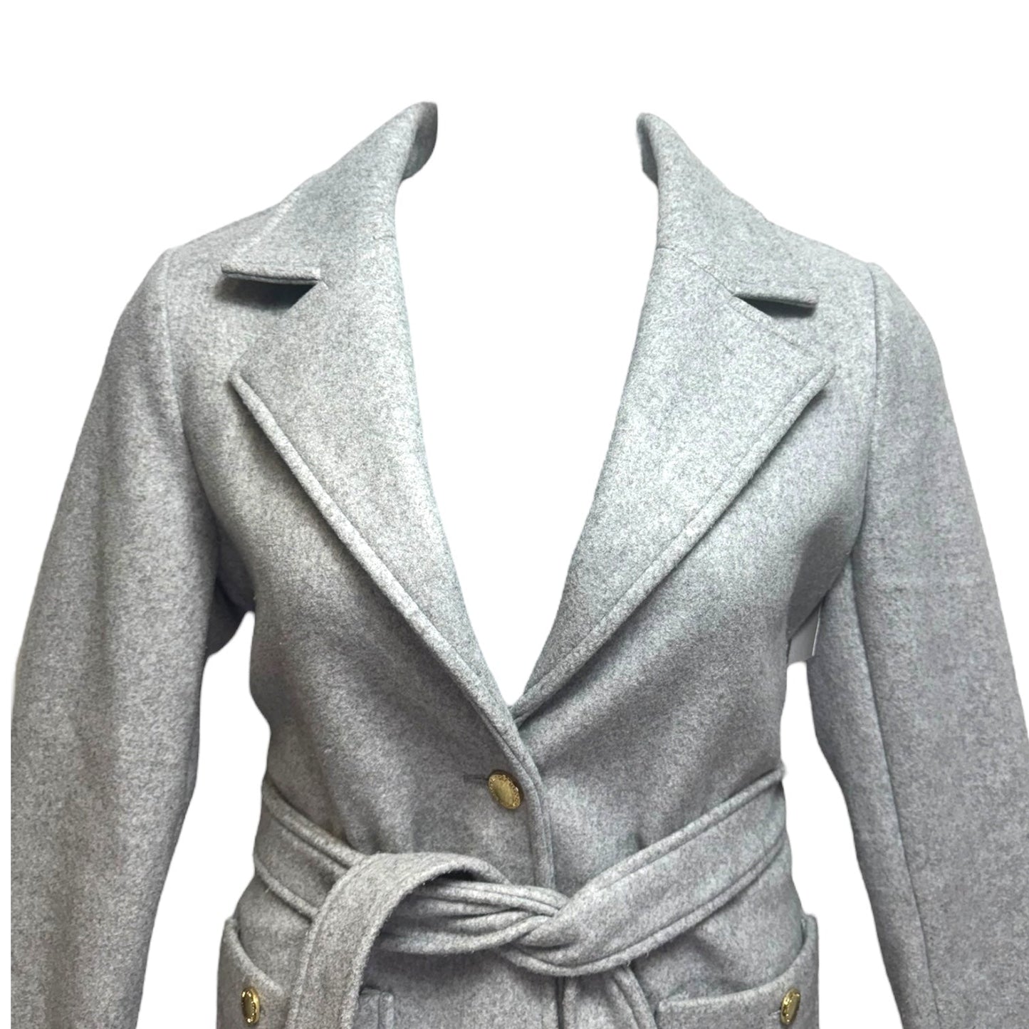 Belted Coat By Marc New York In Grey, Size: M