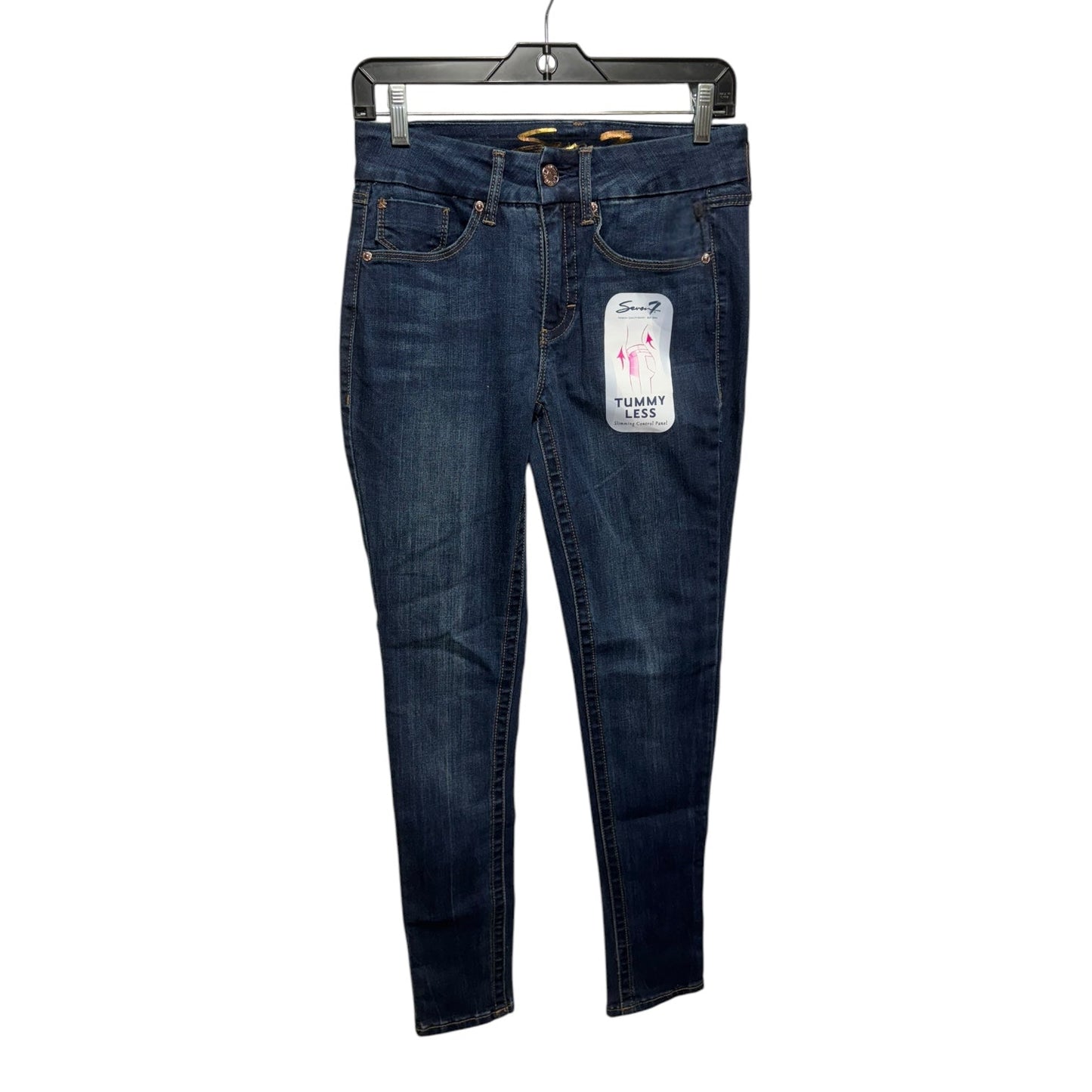 Jeans Skinny By Seven 7 In Blue Denim, Size: 2