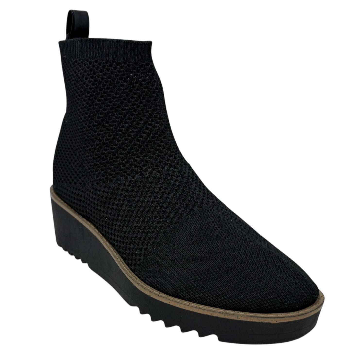 Reissa Knit Wedge Bootie By Bandolino In Black, Size: 6.5