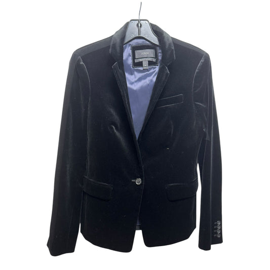 Velvet Regent Blazer By J. Crew In Black, Size: 4