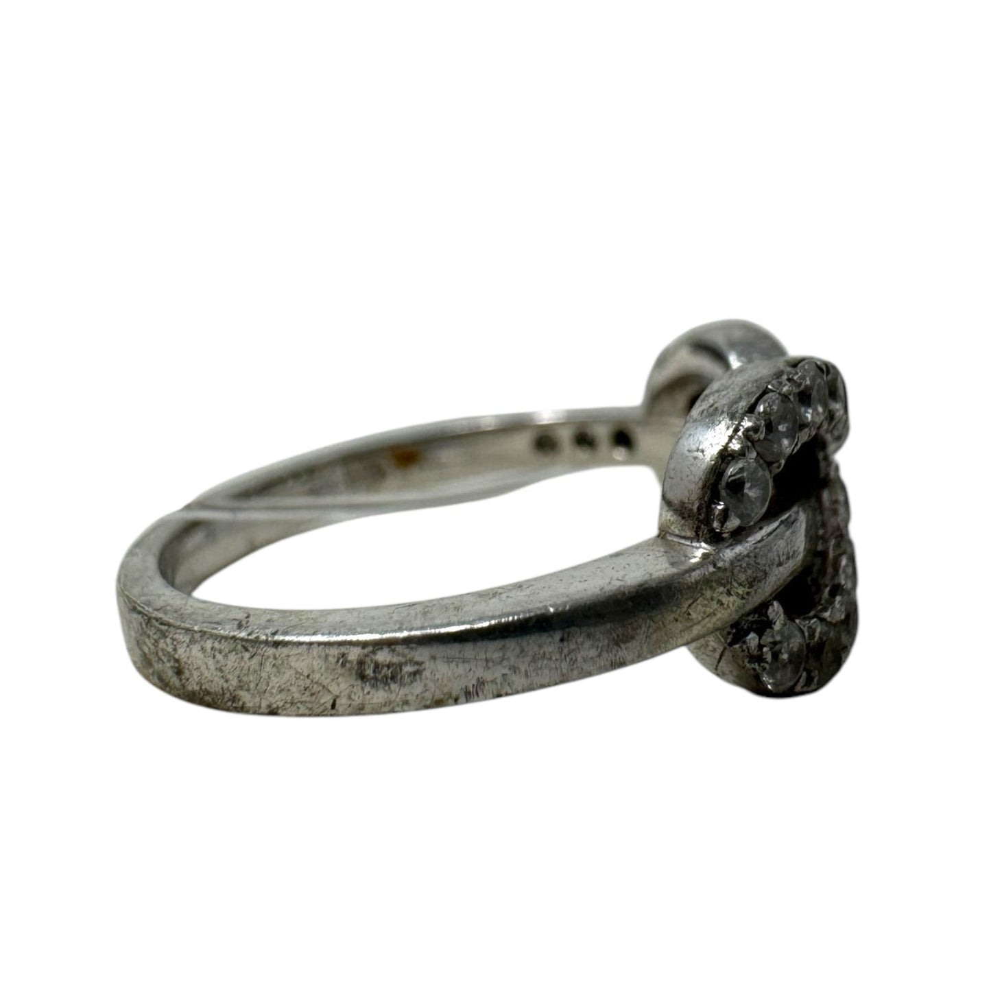 Infinity Knot Ring In Sterling Silver By MH 925, Size: 5.5