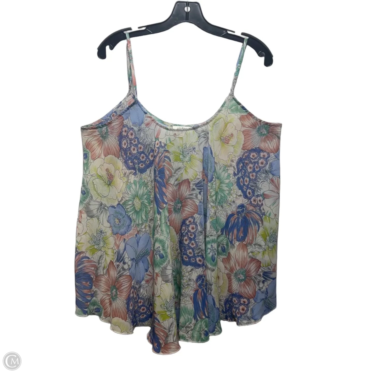Top Sleeveless By Umgee In Floral Print, Size: M