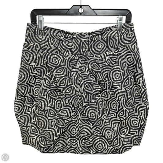 Skirt Mini & Short By Eva Franco In Black & Cream, Size: 6