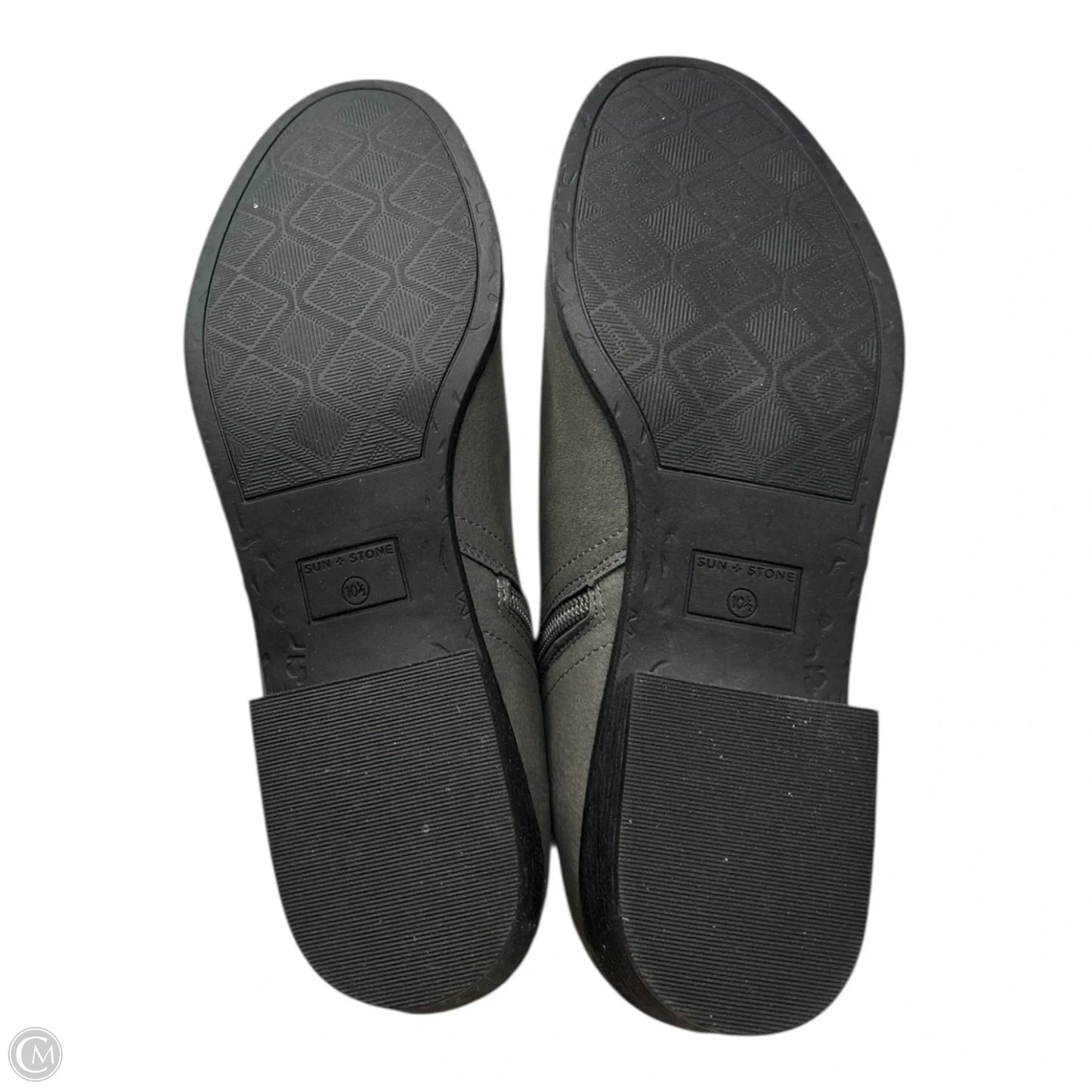 Cadee Boots Ankle Flats By Sun + Stone In Grey, Size: 10.5