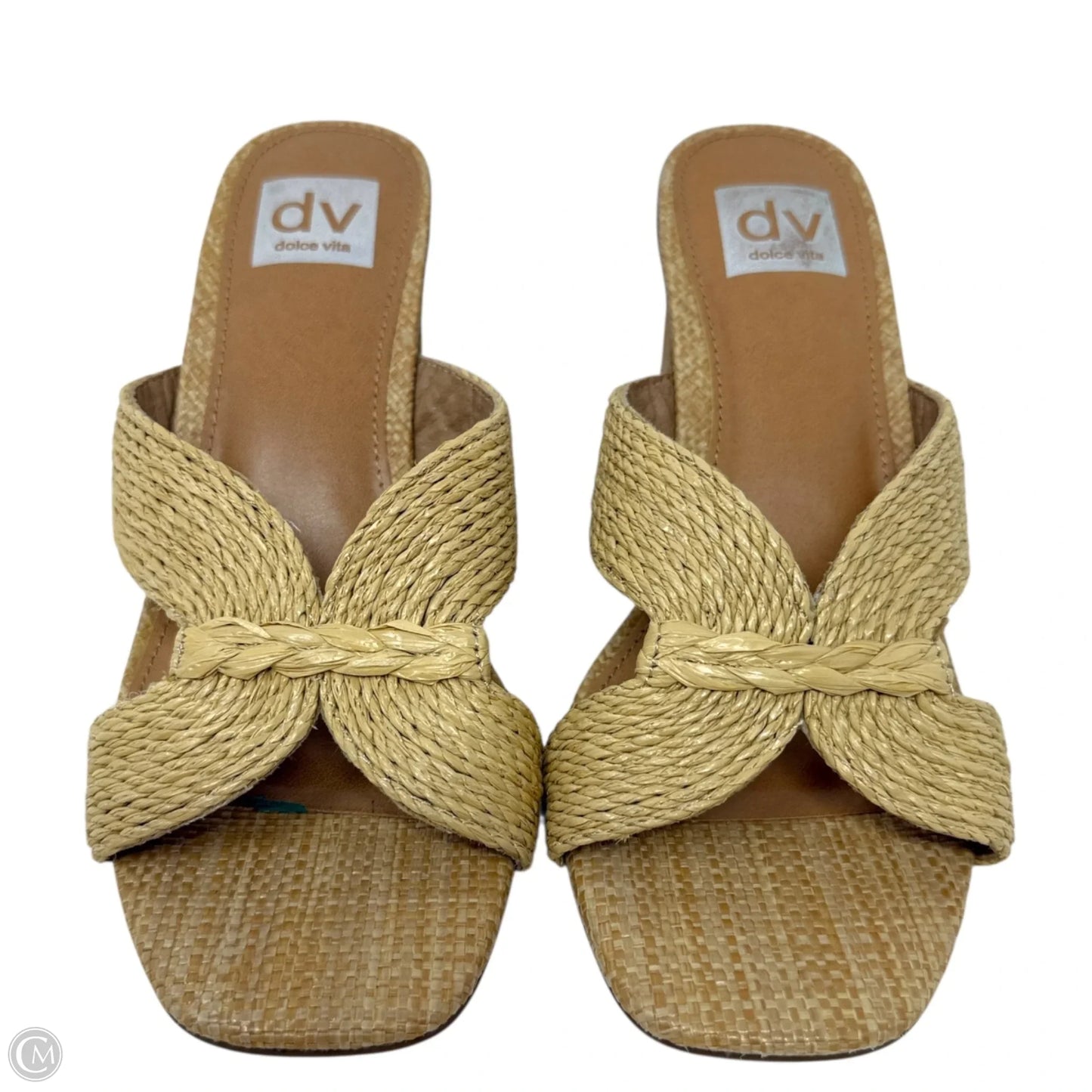 Haady Raffia Mules By Dolce Vita In Tan, Size: 8.5