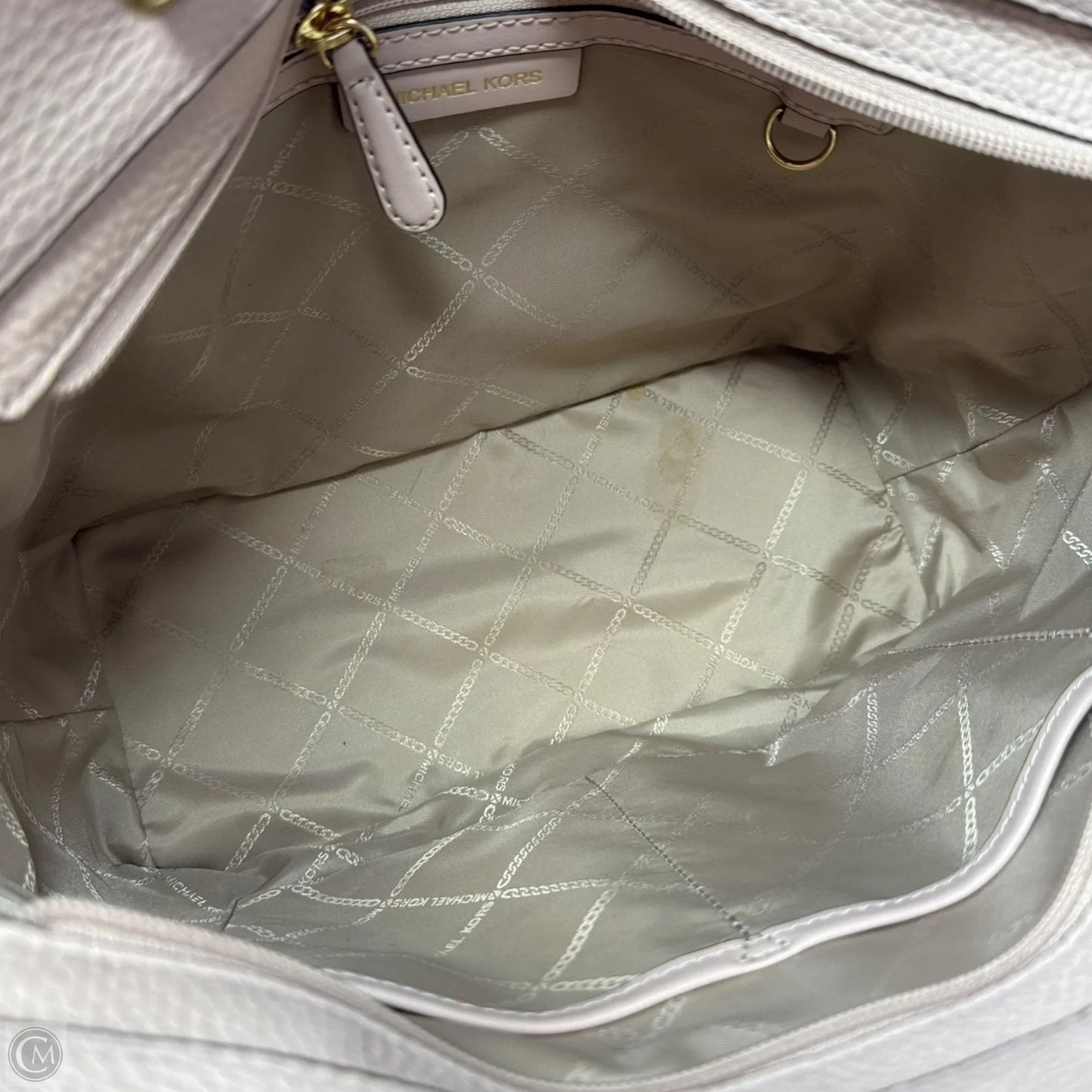 Bedford Top Zip Pebbled Leather Tote By Michael By Michael Kors, Size: Large