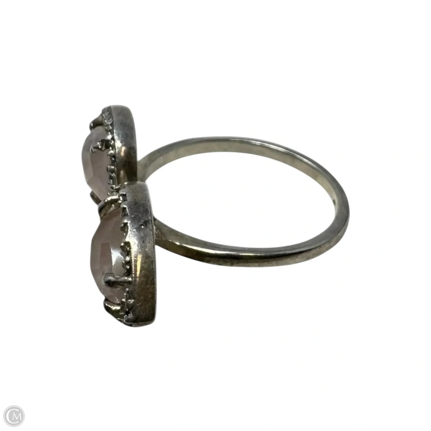 Faceted Stone Pave Statement Ring, Size: 7