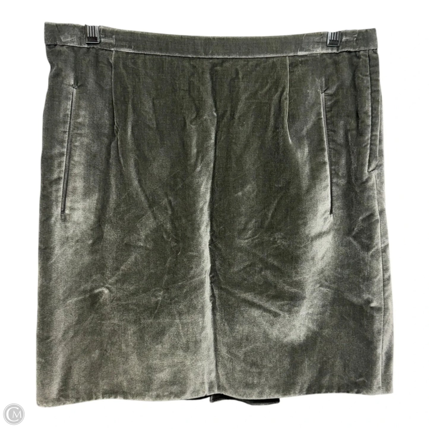 Velour Skirt Designer By Marc Jacobs In Grey, Size: 4