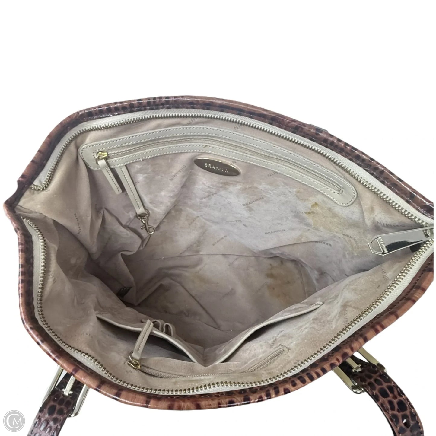 Asher Tote Designer By Brahmin, Size: Medium