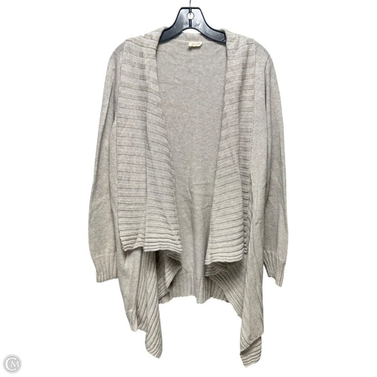 Sweater Cardigan By Eileen Fisher In Cream, Size: Xl