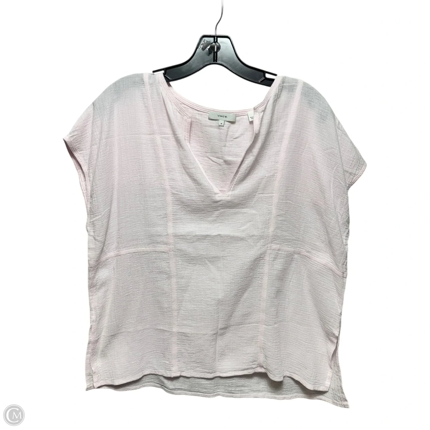 Cotton Gauze Top Sleeveless By Vince In Pink, Size: M