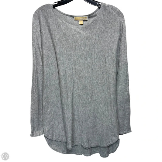 Sweater By Michael By Michael Kors In Grey, Size: L
