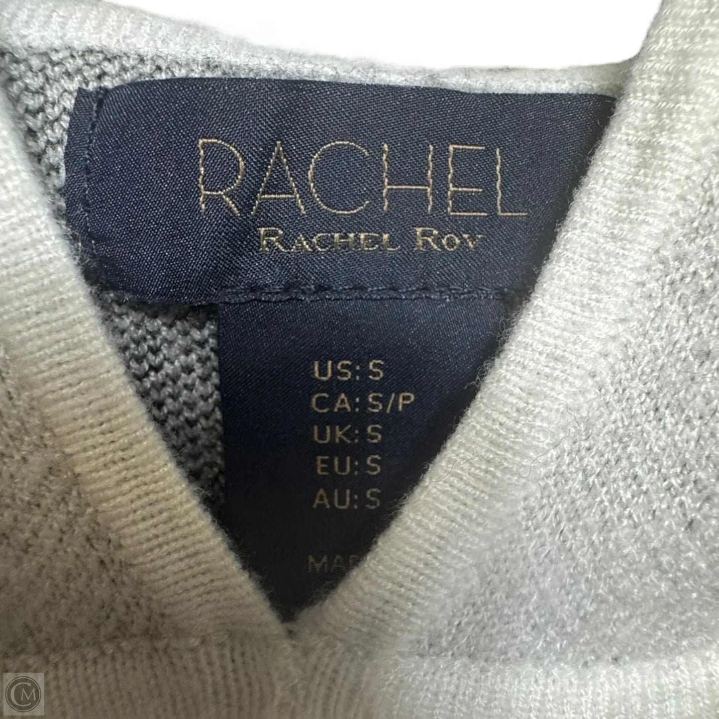 Sweatshirt Hoodie By Rachel Roy In Black & White, Size: S