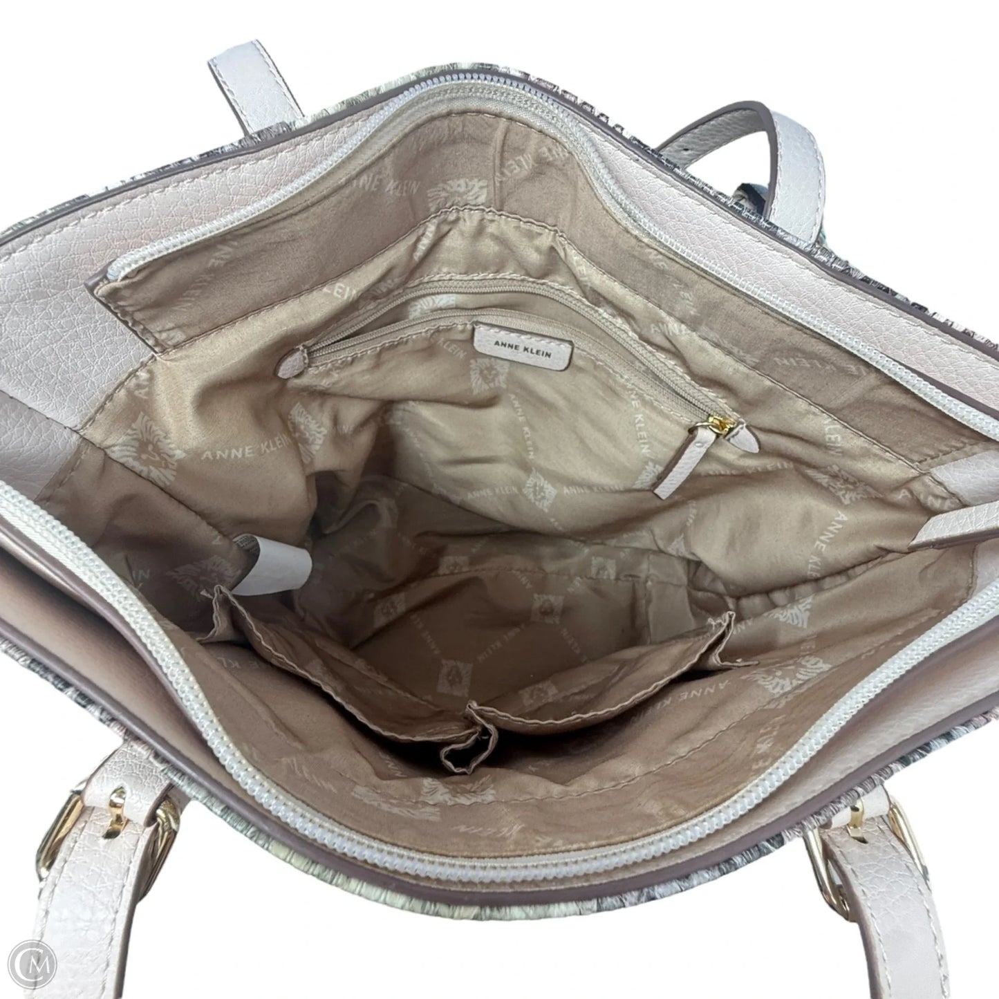 Tote Leather By Anne Klein, Size: Medium