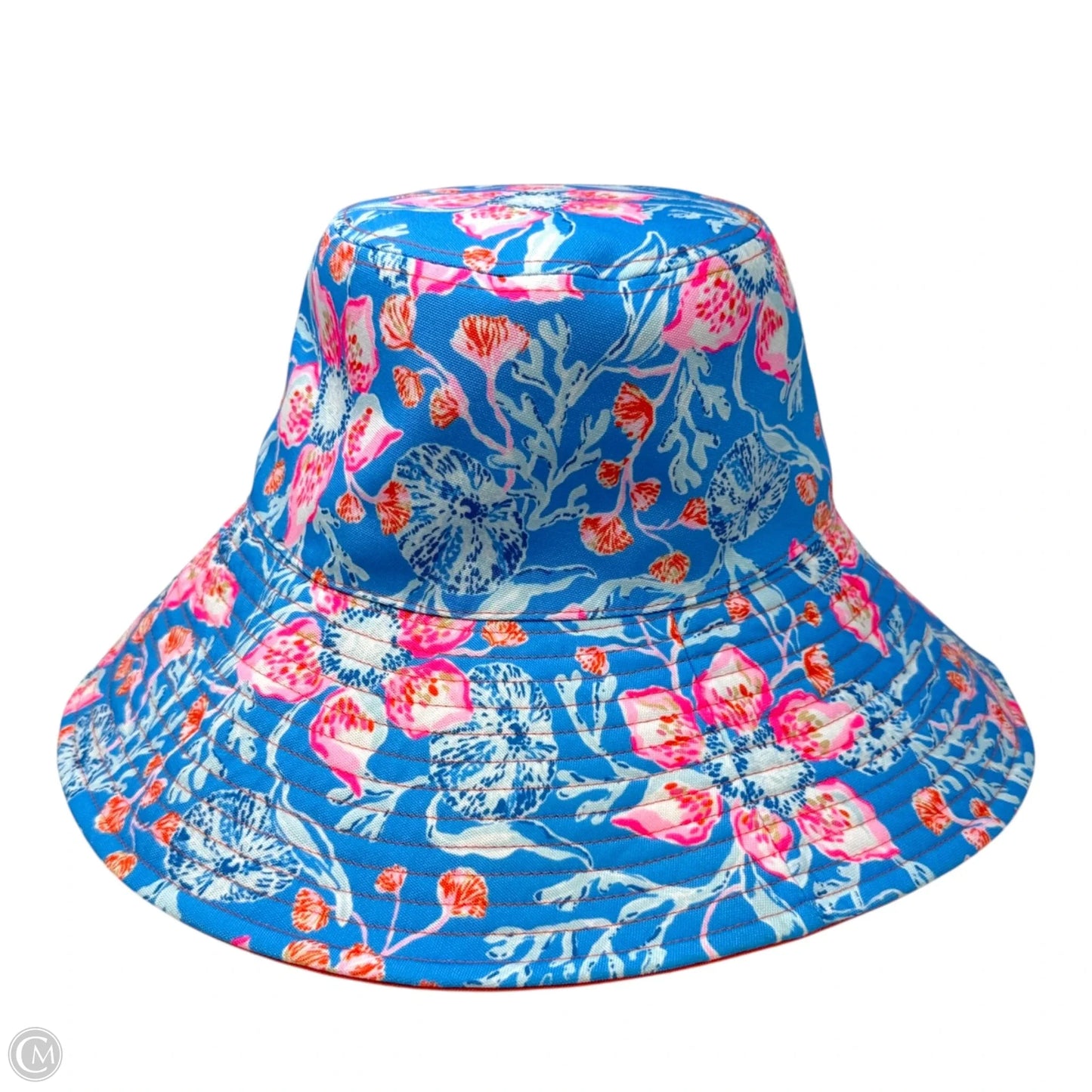 UPF 50+ Reversible Sun Hat Designer By Lilly Pulitzer In Multi Bahamian Rhapsody OSFM