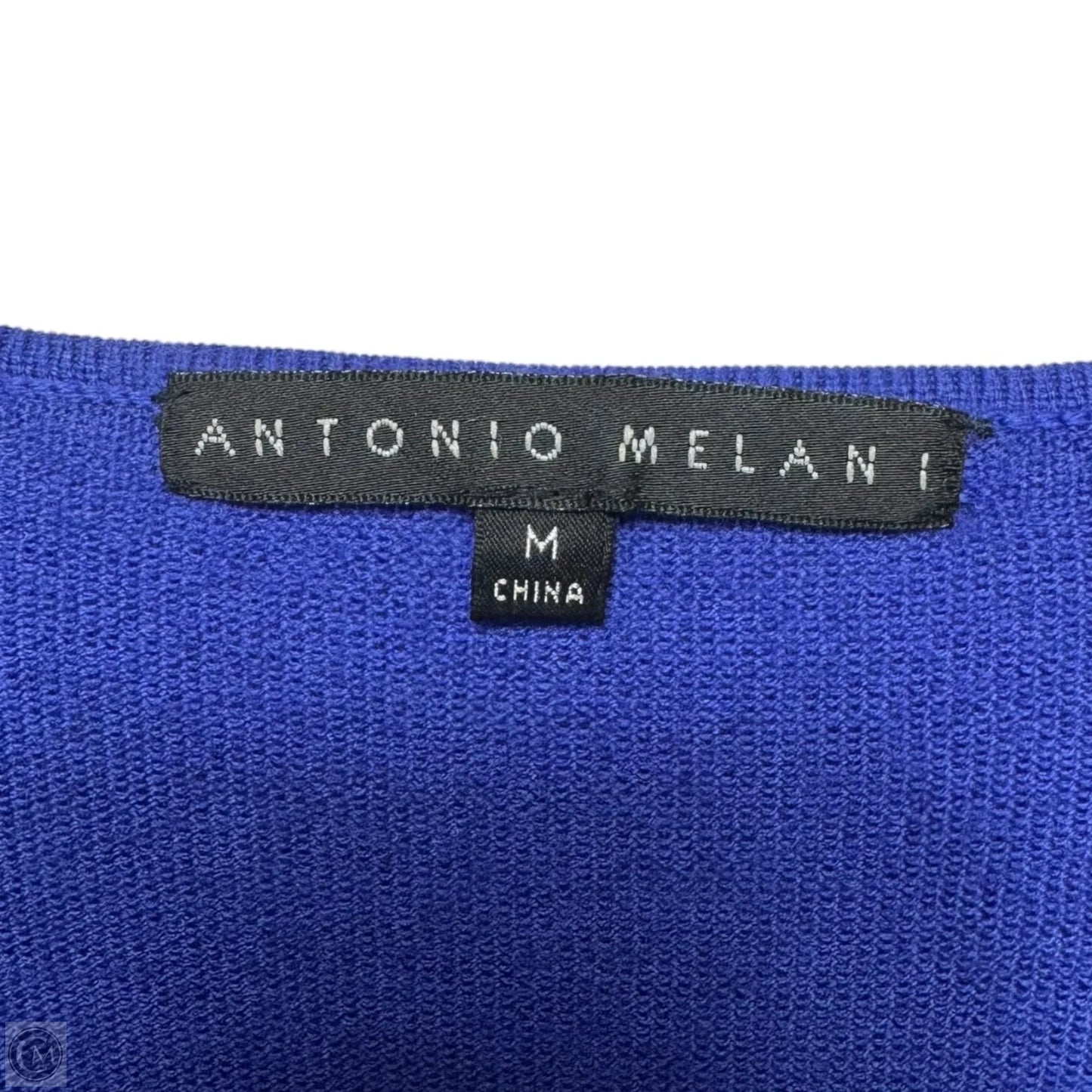 Wool Sweater By Antonio Melani In Blue, Size: M