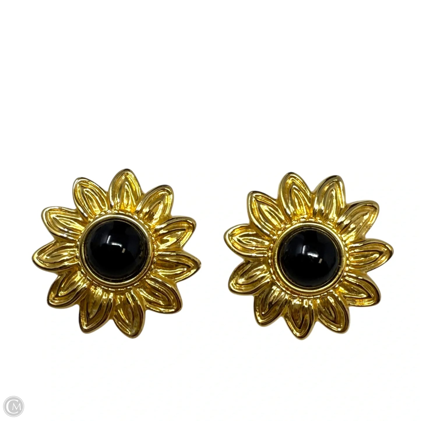 2-In-1 Sunflower Button Stud Convertible Earrings By Joan Rivers