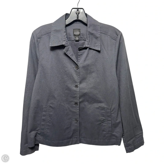 Jacket Other By Eileen Fisher In Grey, Size: Xs