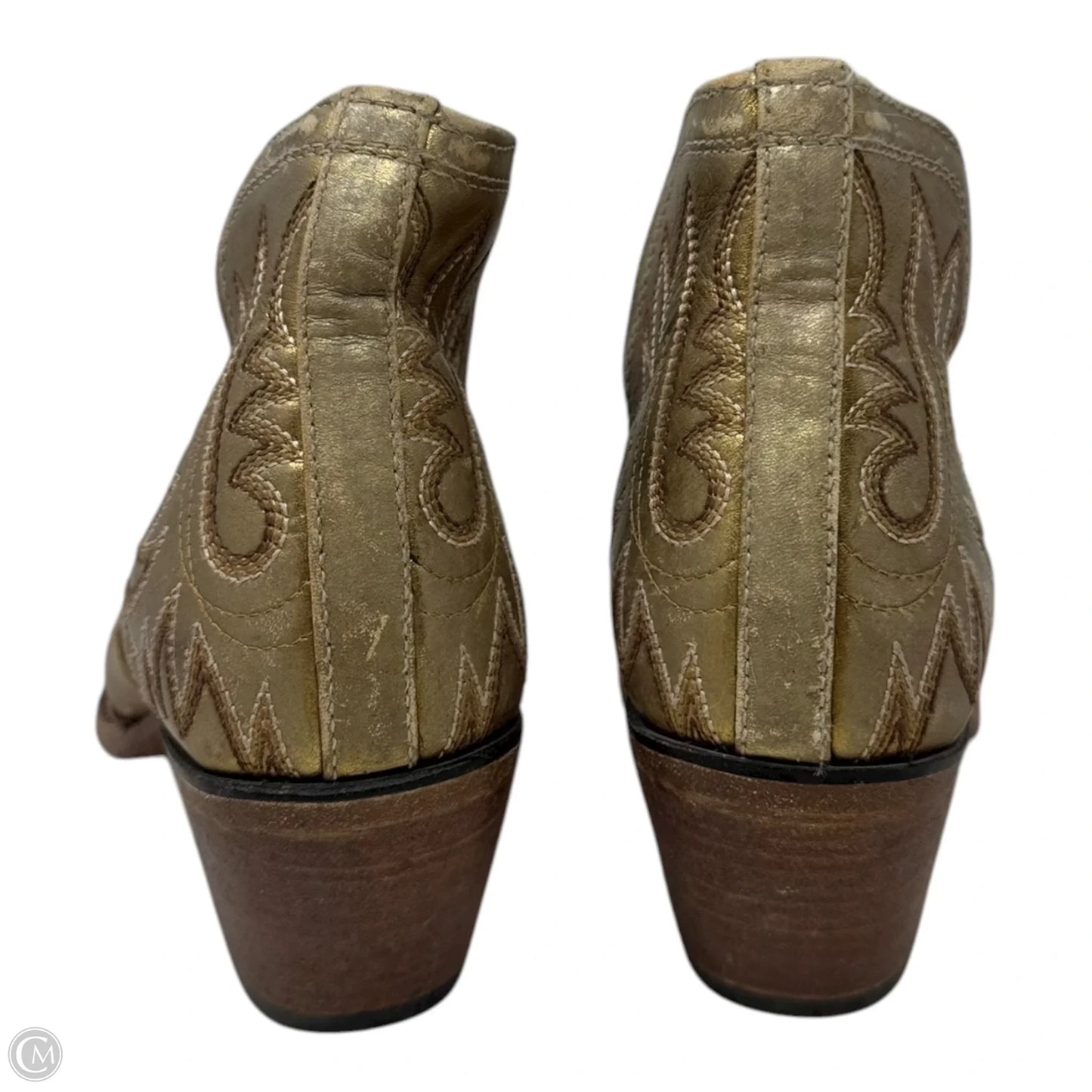 Boots Western By Ariat In Gold, Size: 9.5