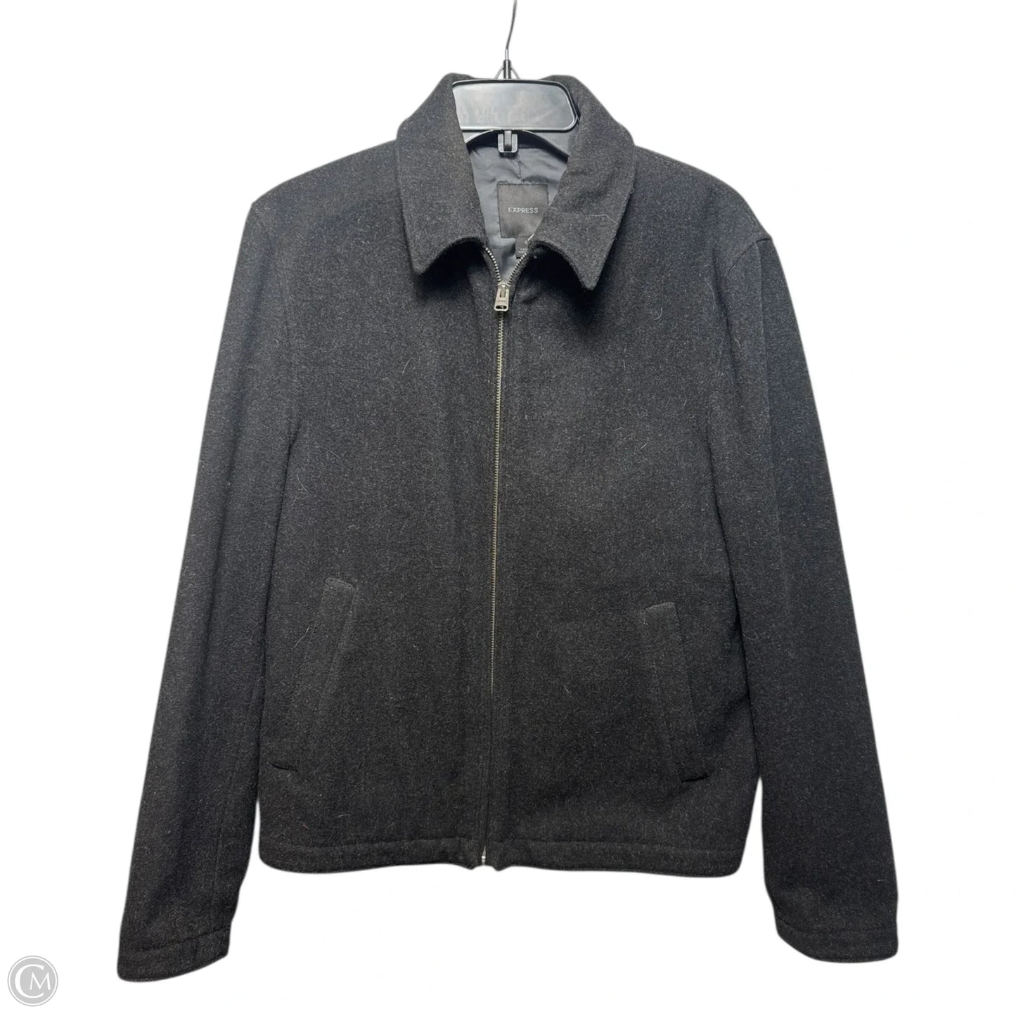 Coat Wool Blend By Express In Black, Size: S