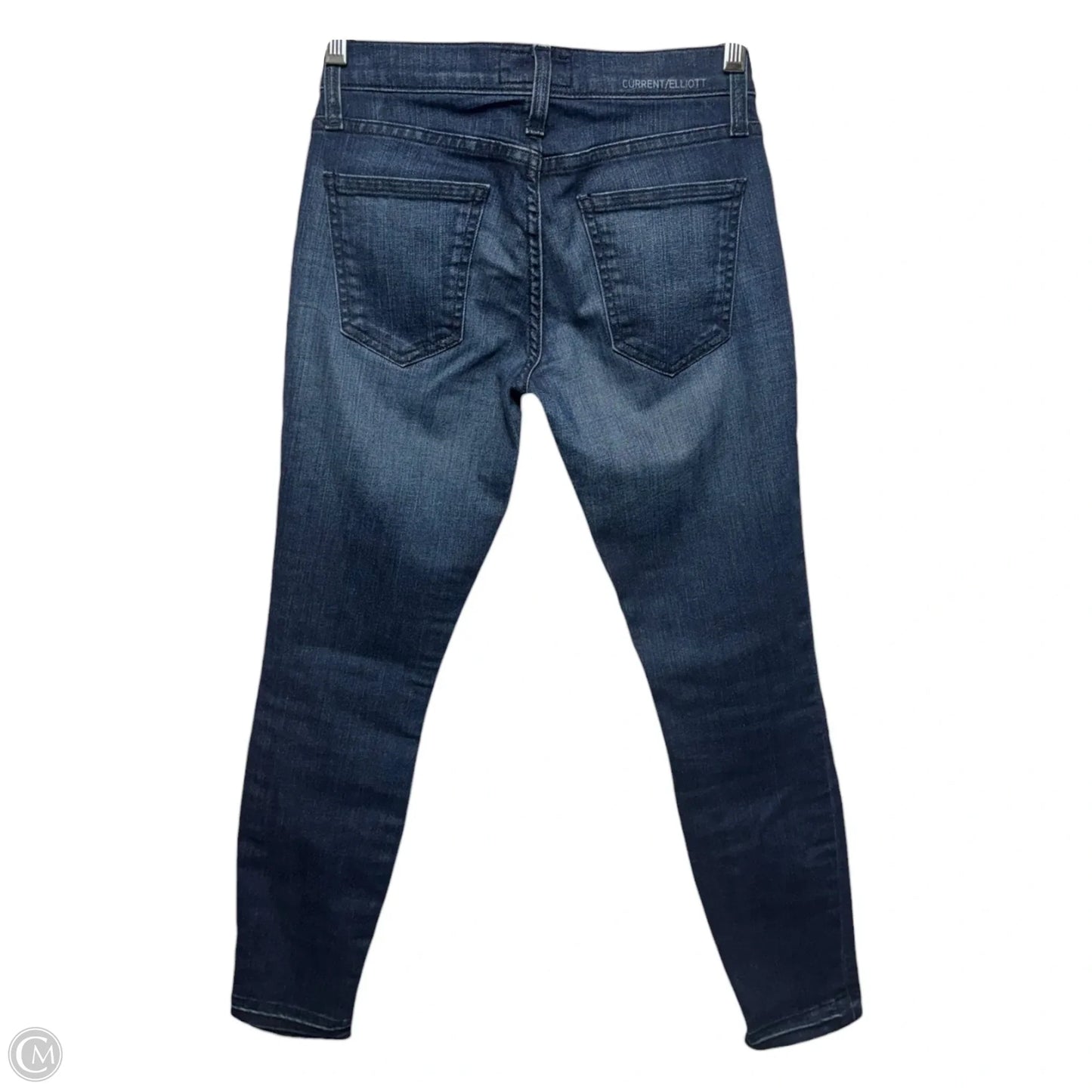 Jeans Skinny By Current Elliott In Blue Denim, Size: 0/24