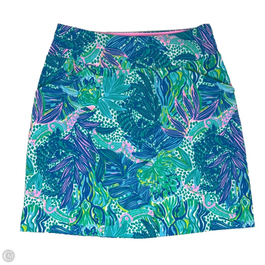 Skirt Designer By Luxletic Lilly Pulitzer In Tropical Print, Size: 00