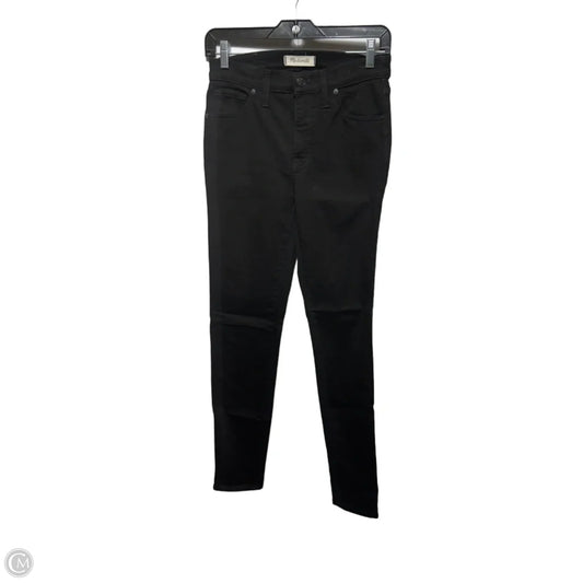 9” High-Rise Skinny Jeans By Madewell In Black, Size: 4/27