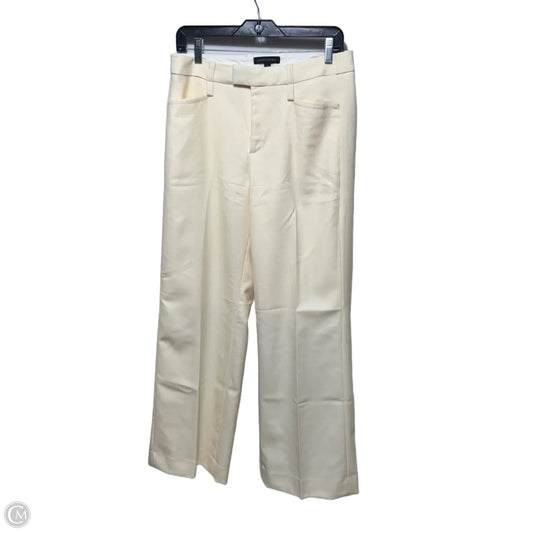 Lido Wide Leg Italian Wool Pants By Banana Republic In Transition Cream White, Size: 6